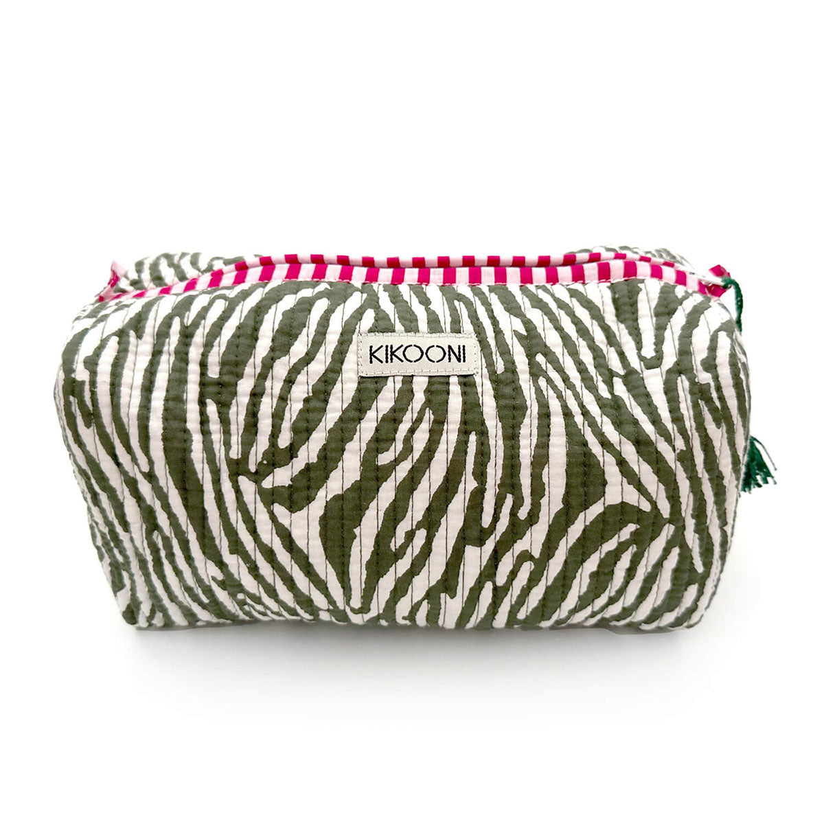 handmade cosmetic bag "Desert Zebra"