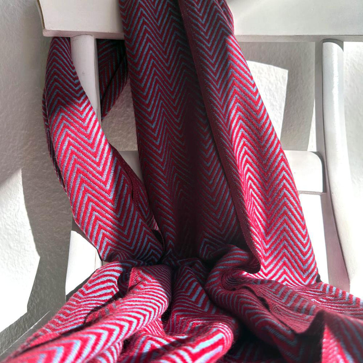 Large cashmere scarf "THE BRAVE"
