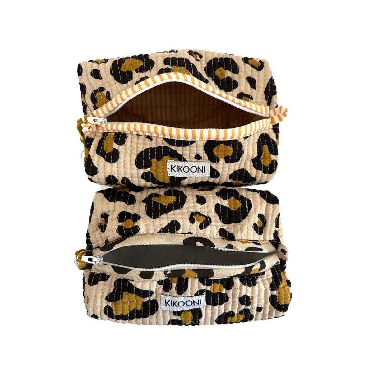 Handgemachte kleine Kosmetiktasche "oh Leo"