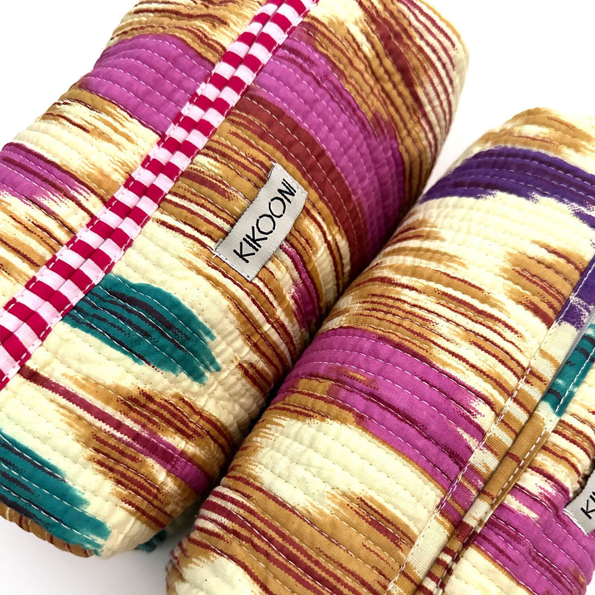 Handmade cosmetic bag "Happy Ikat"