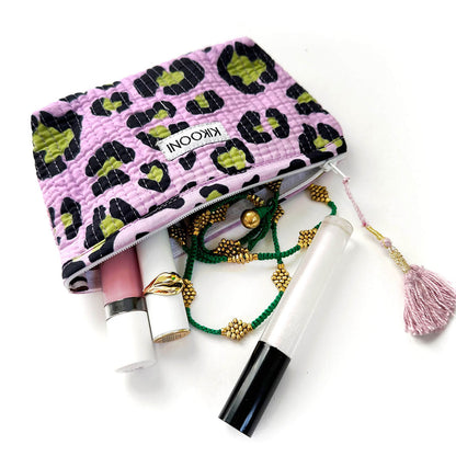 handmade mini bag "Oh Leo - cosmic lilac"