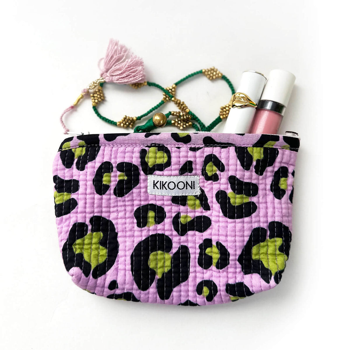 Handmade mini bag "Oh Leo - cosmic lilac"