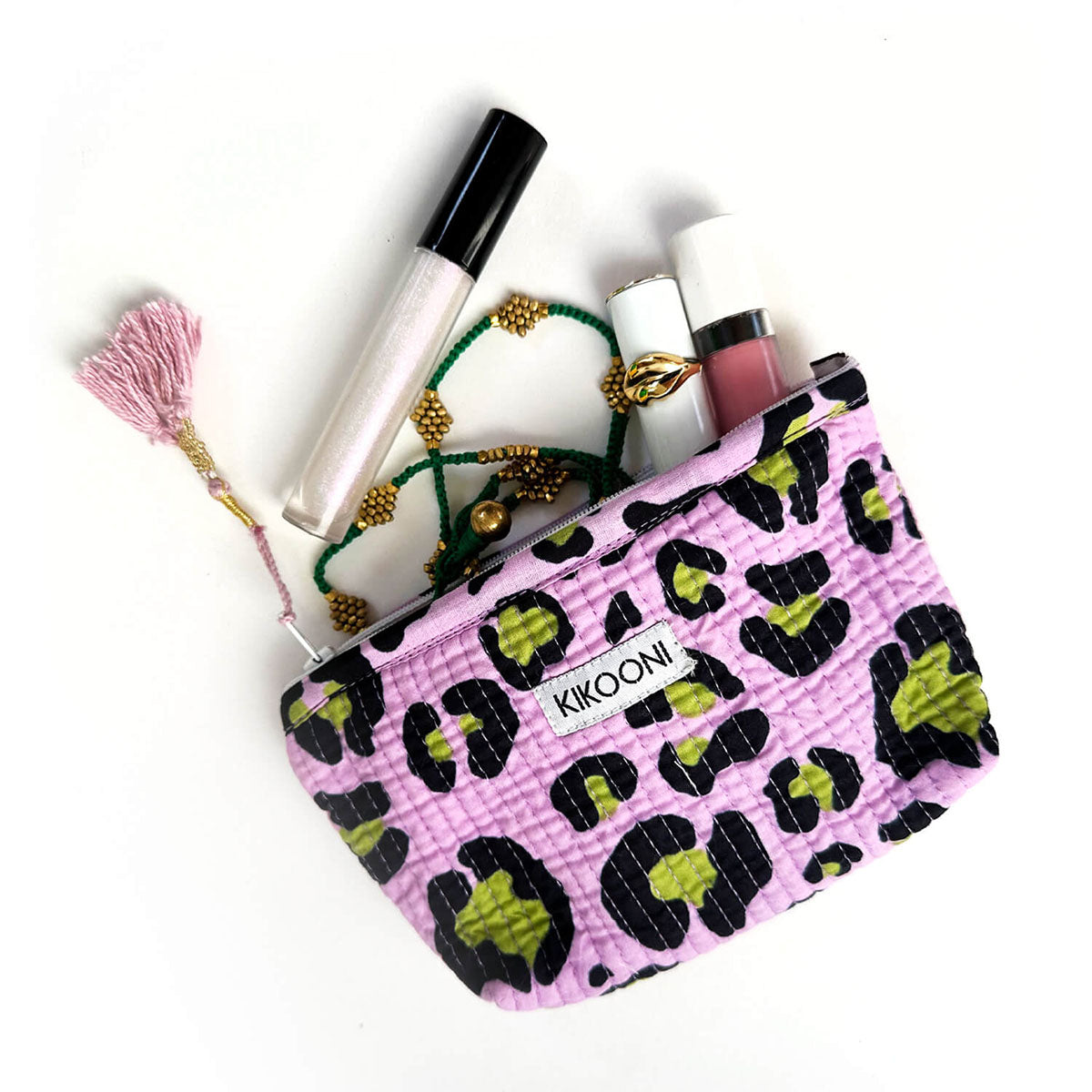 handmade mini bag "Oh Leo - cosmic lilac"