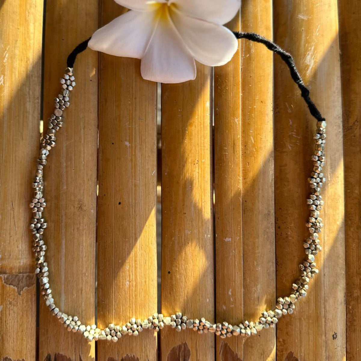 Handcrafted Dokra necklace "Delicate Beauty"