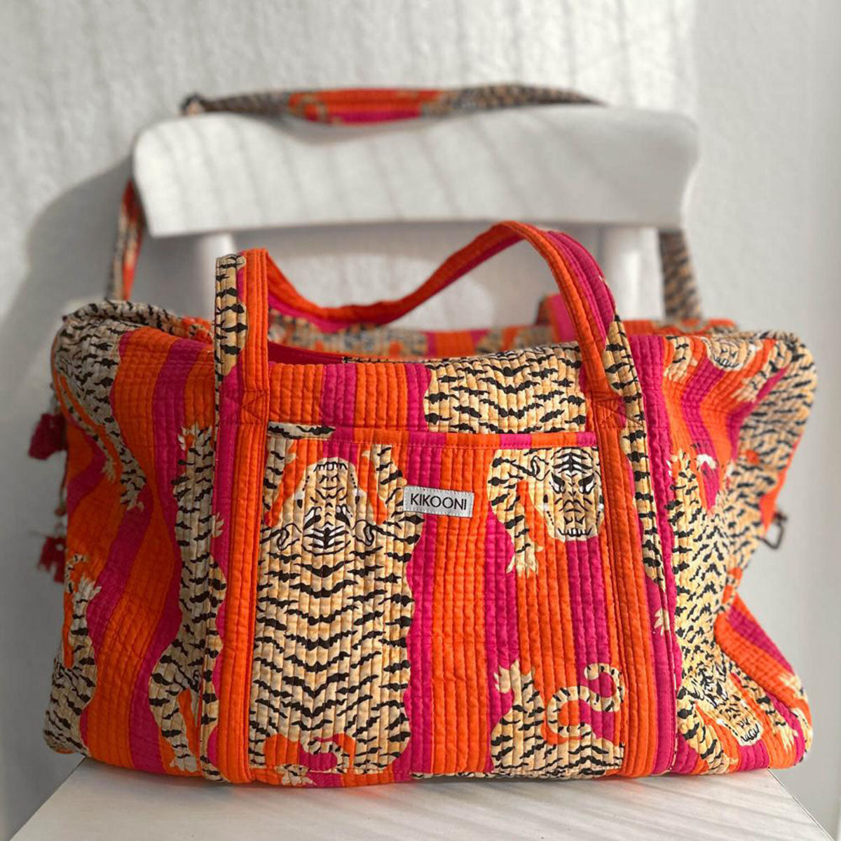 Große Reisetasche "Poppy Tiger"