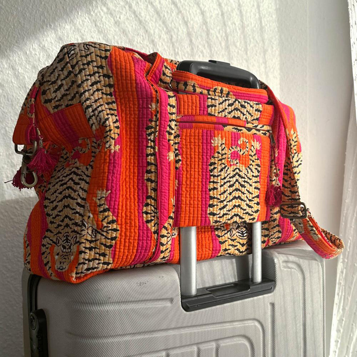 Große Reisetasche "Poppy Tiger"