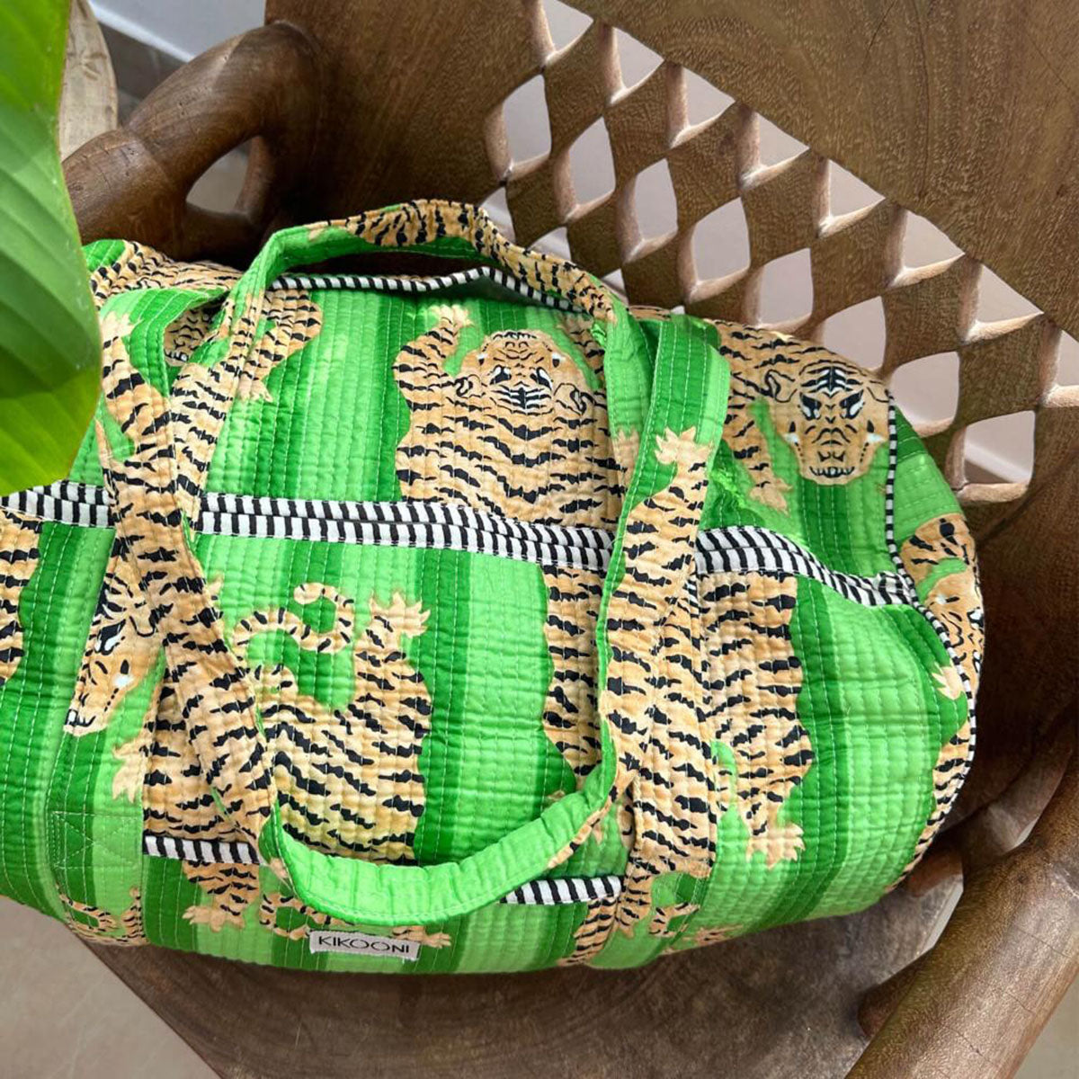 Baumwolltasche  "Poppy Tiger Green"