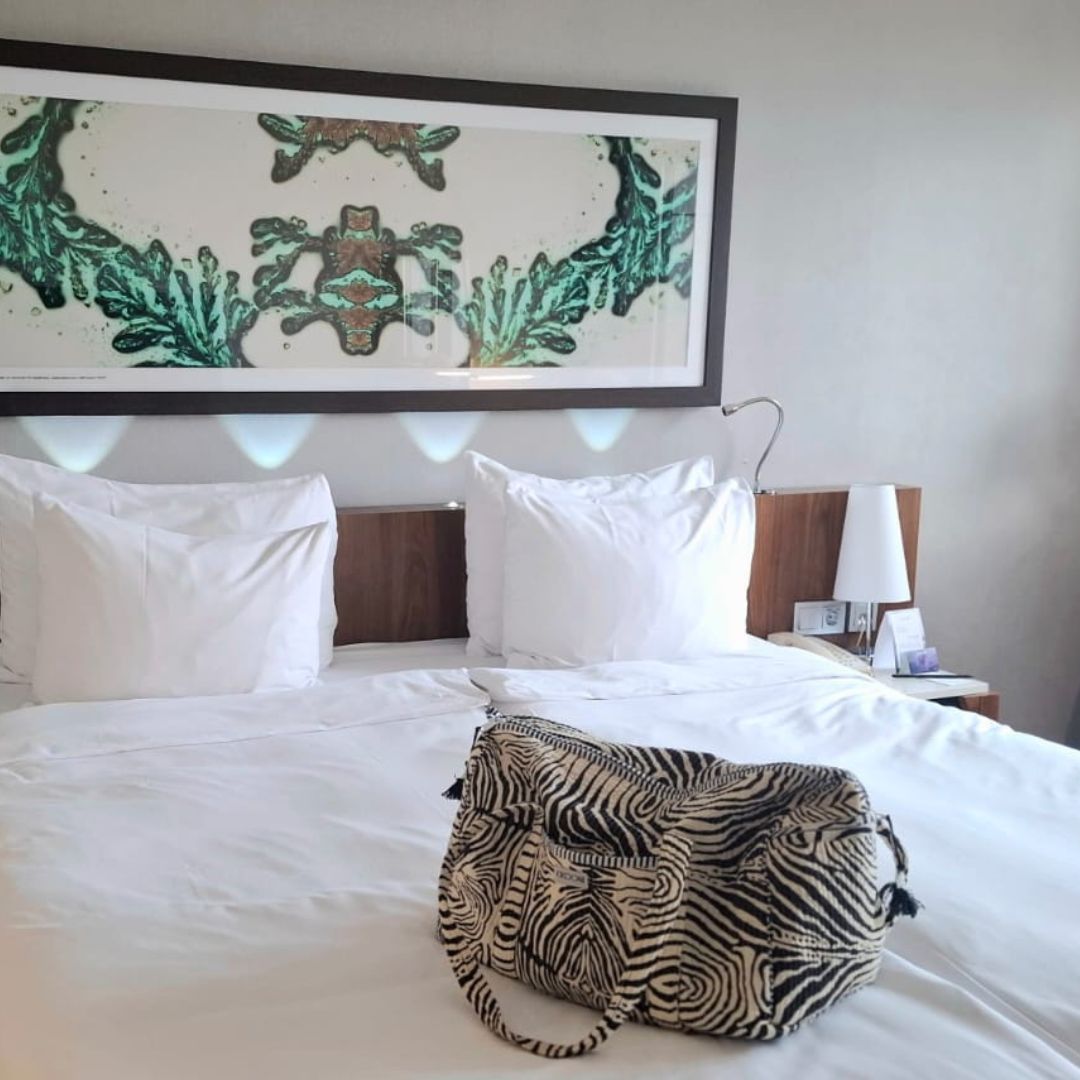 Baumwolltasche "Electric Zebra"