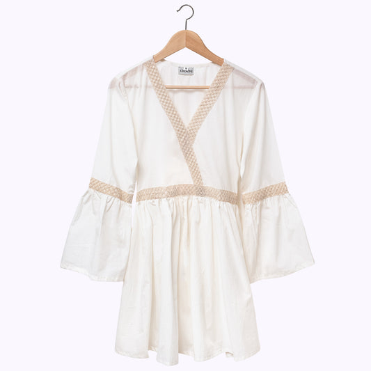 Blusenkleid Amara Dreamy White