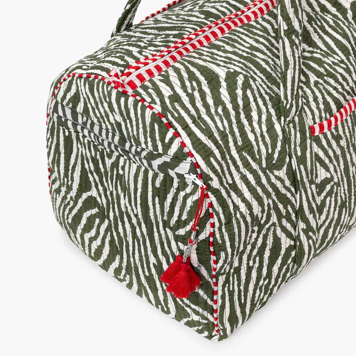 handmade cotton bag "DESERT ZEBRA"