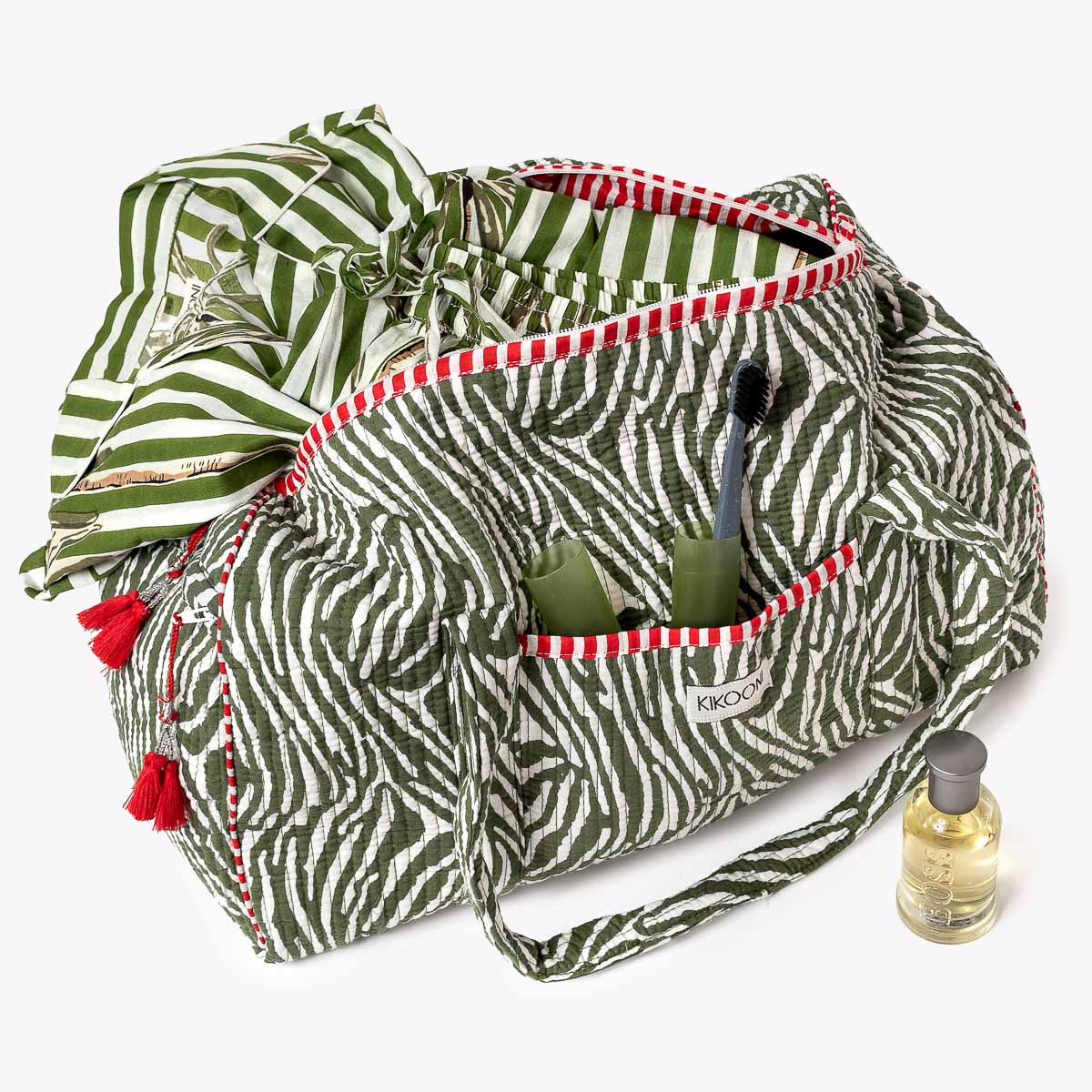 handmade cotton bag "DESERT ZEBRA"