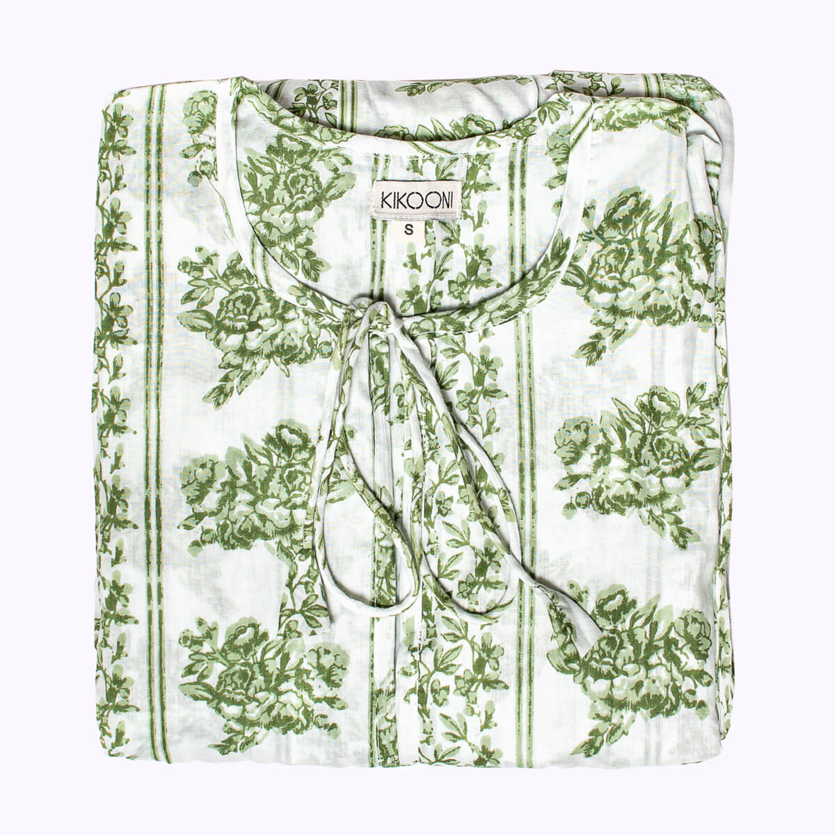 "Feel Good" Cotton Dress "Green Maiden"