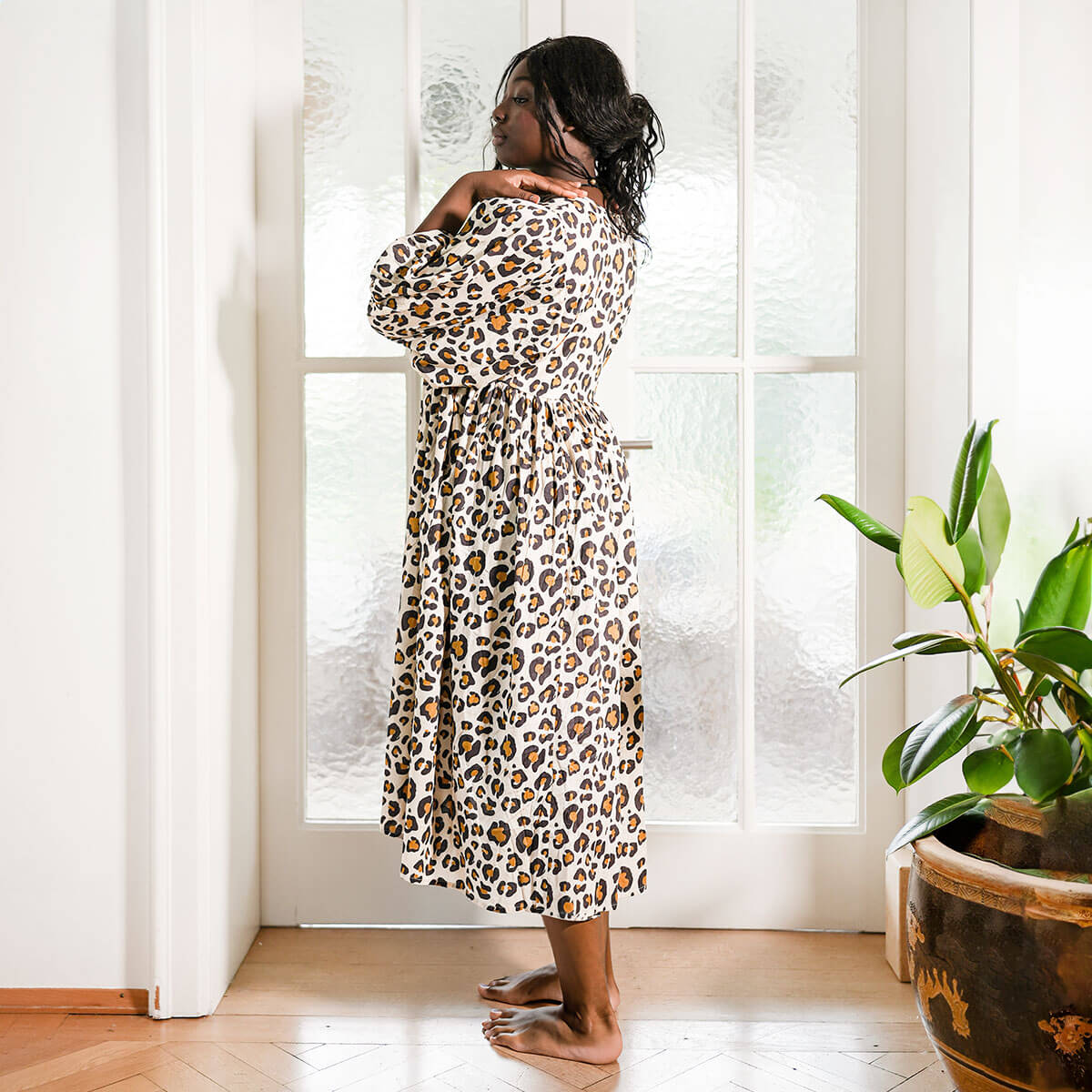 "Feel Good" cotton dress "oh leo"