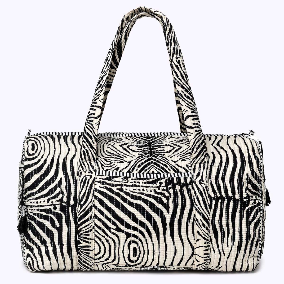 Baumwolltasche "Electric Zebra"