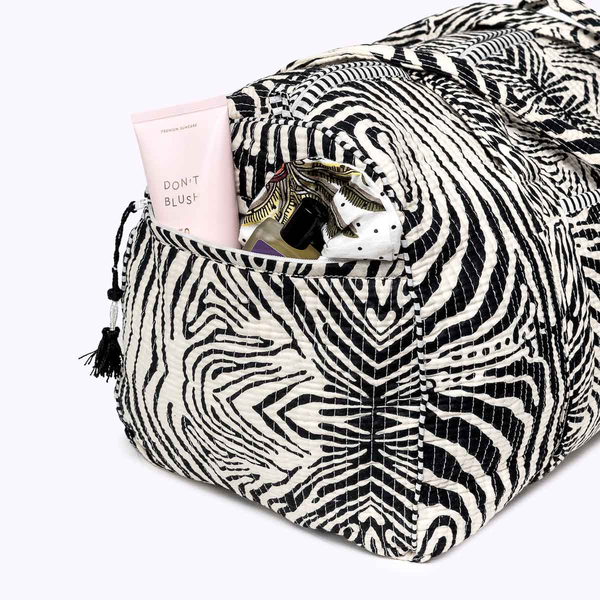 Baumwolltasche "Electric Zebra"