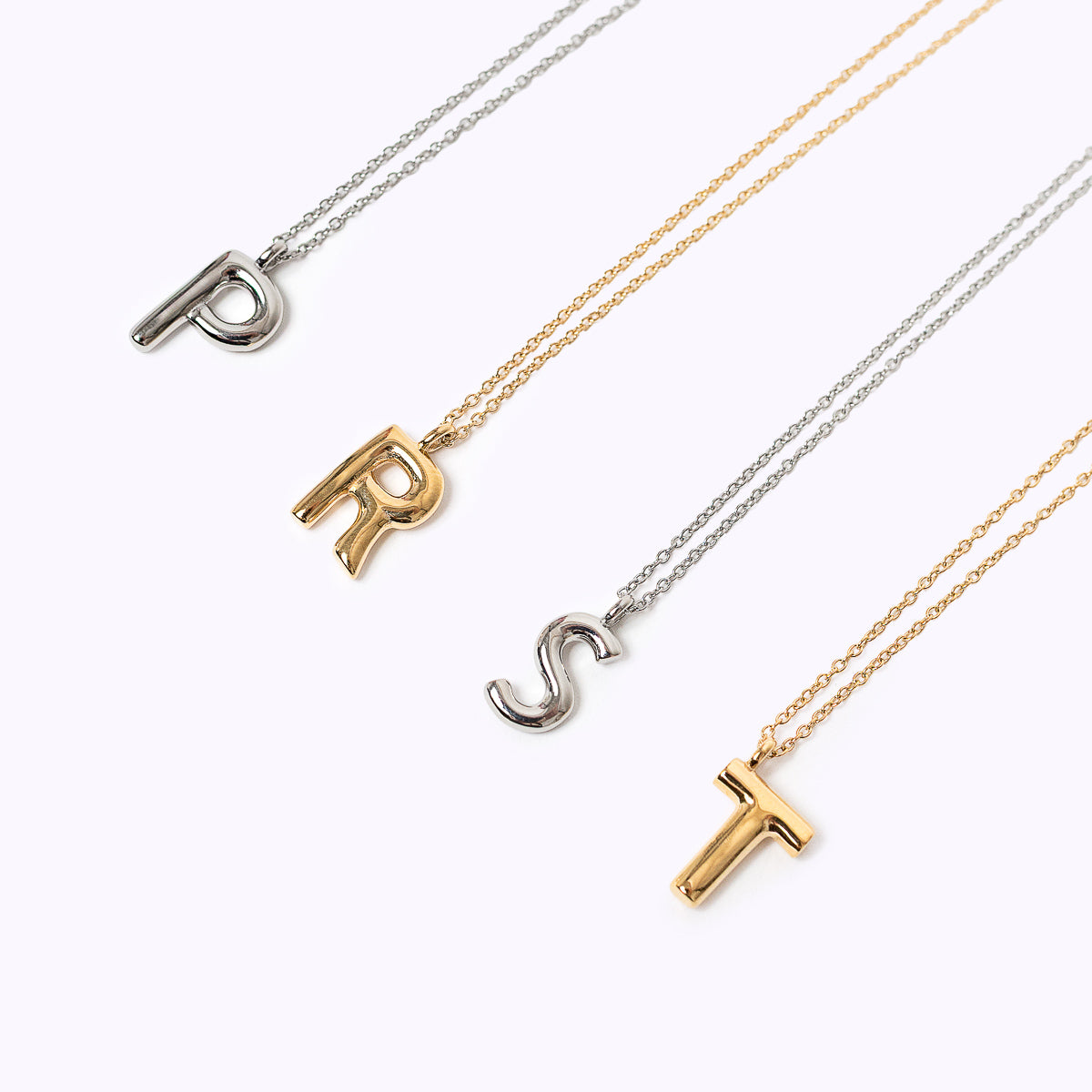 Initial Necklace – Stainless Steel