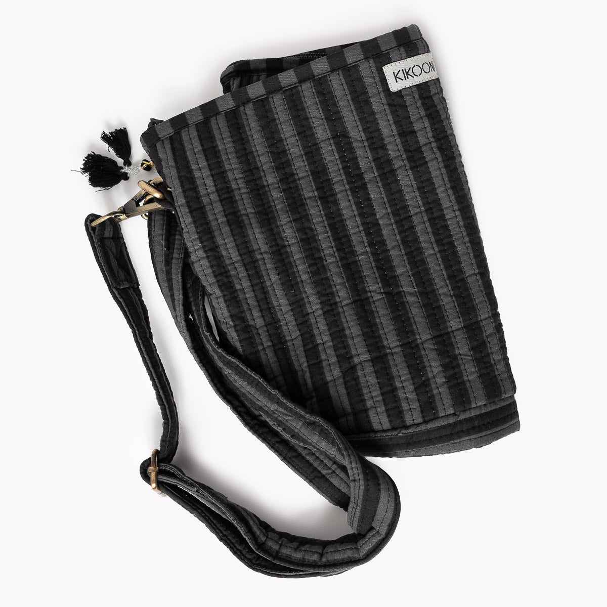 K - BAG "Thin Stripes Black"