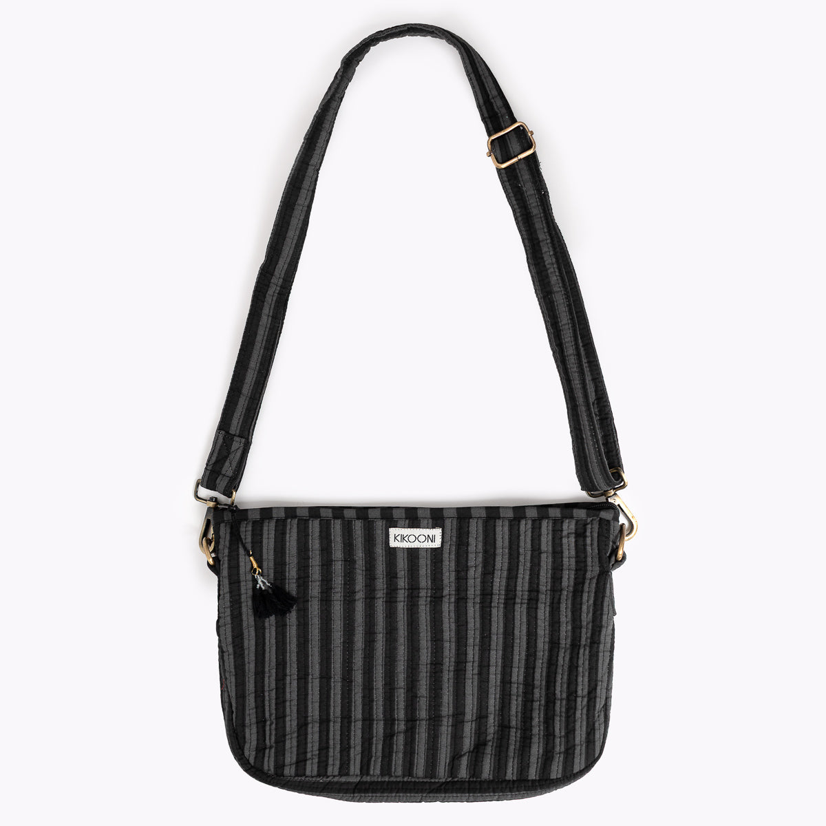 K - BAG "Thin Stripes Black"