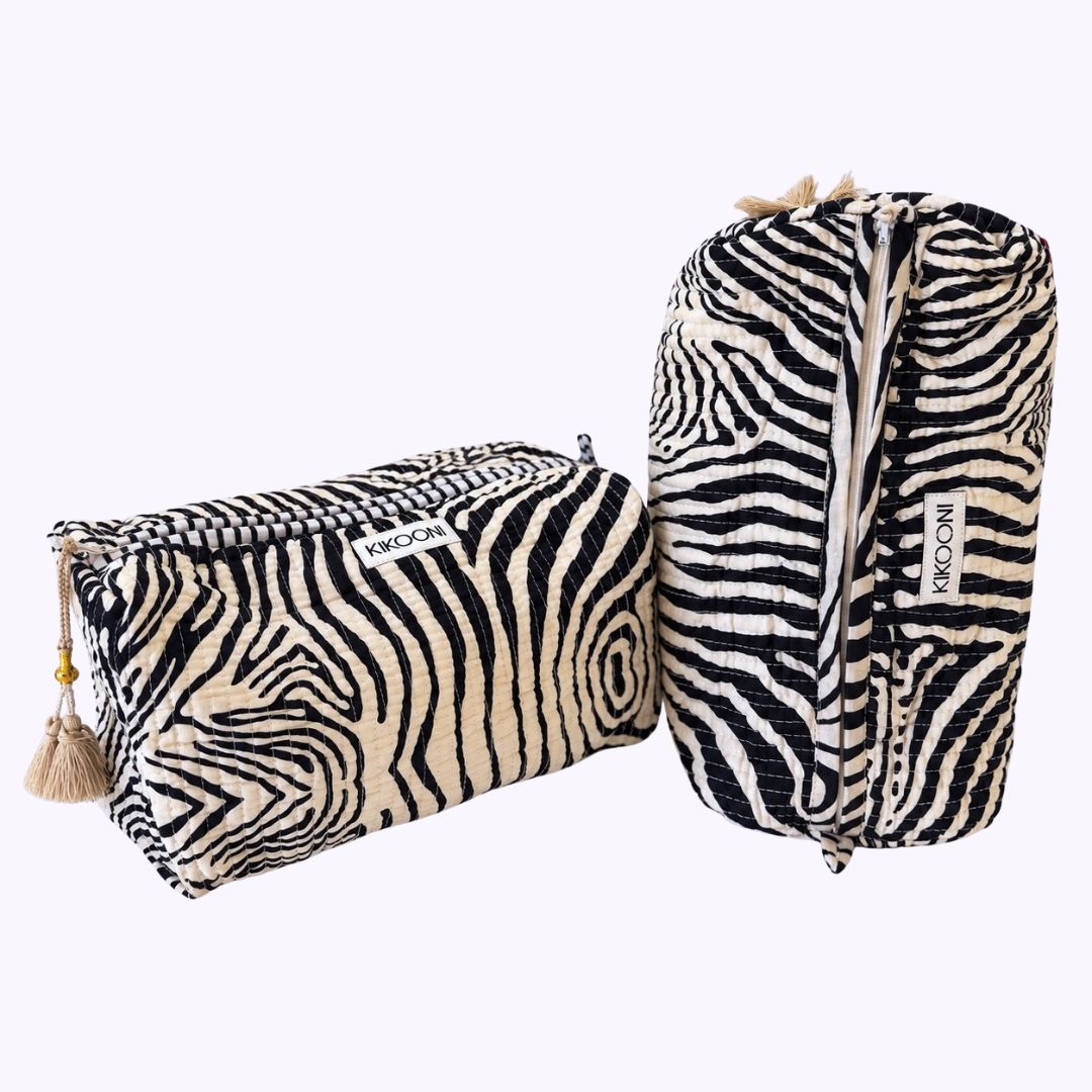Kosmetiktasche "Electric Zebra"