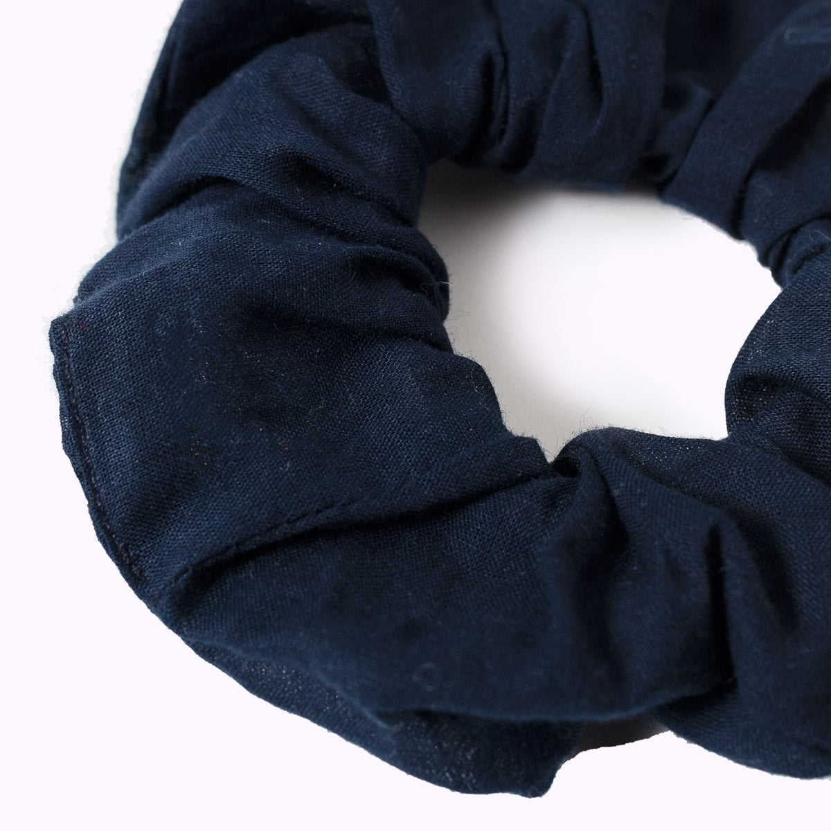 Cotton scrunchie "midnight ease"