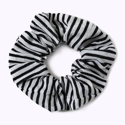 Baumwoll- Scrunchie "Shadow lines"