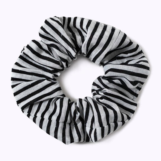 Baumwoll- Scrunchie "Shadow lines"