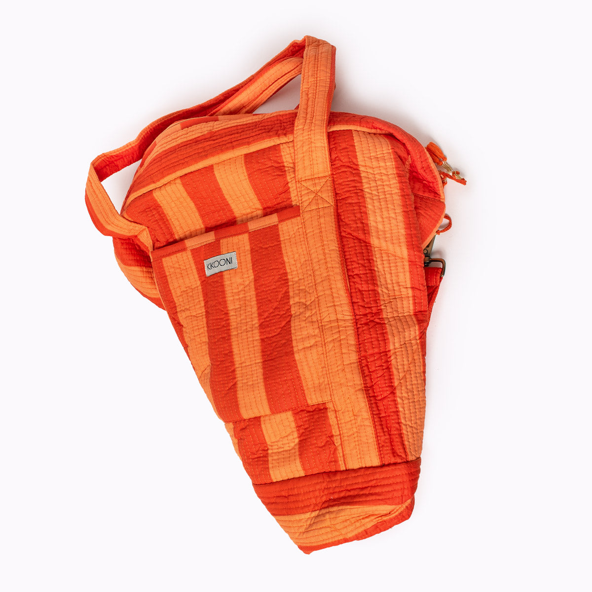 Große Reisetasche "BOLD Stripes" Tangerine