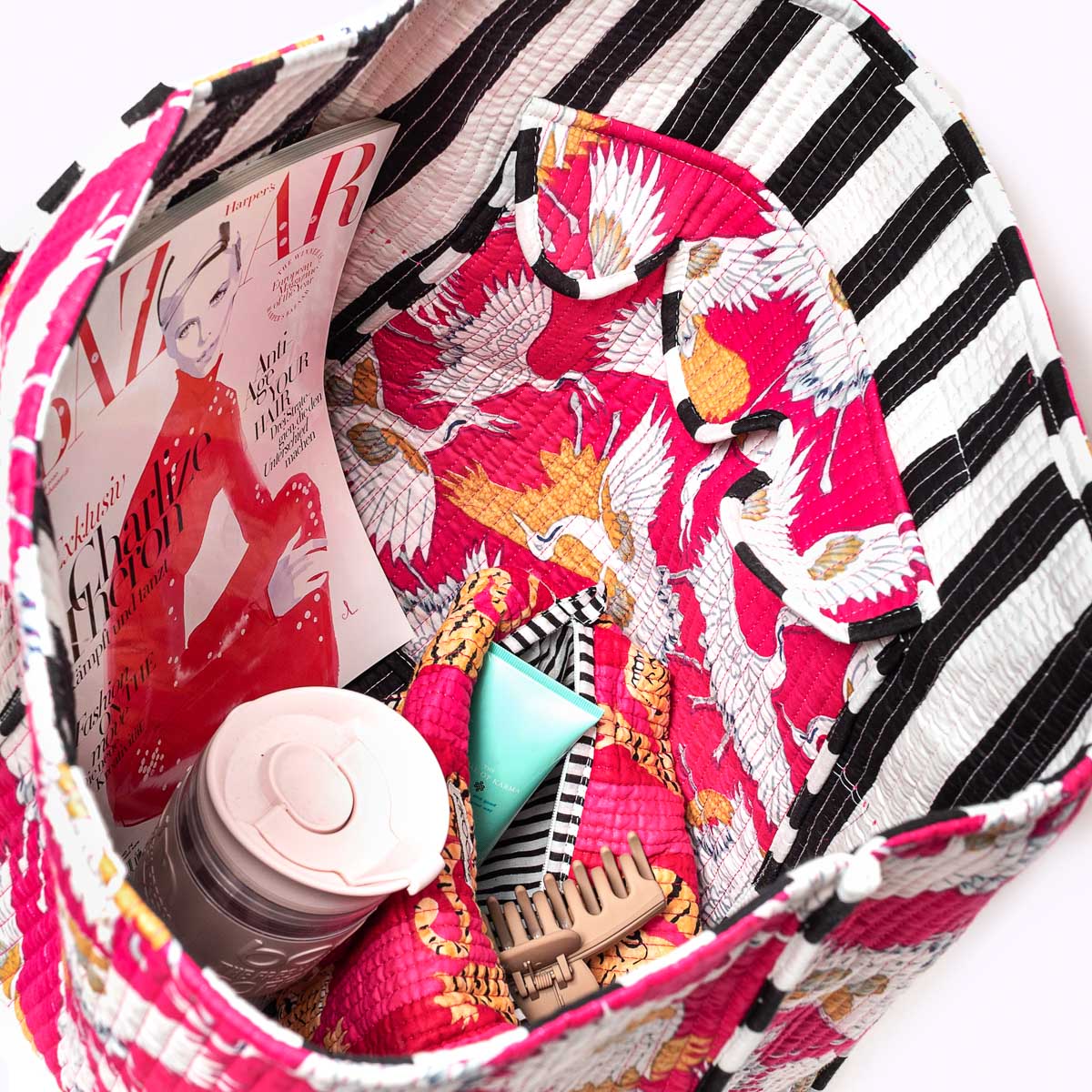 XL Shopper "Pink Krane"