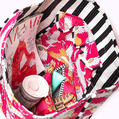 XL Shopper "Pink Krane"