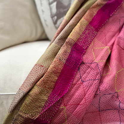 XL – Kantha scarf "READY FOR SPRING" 