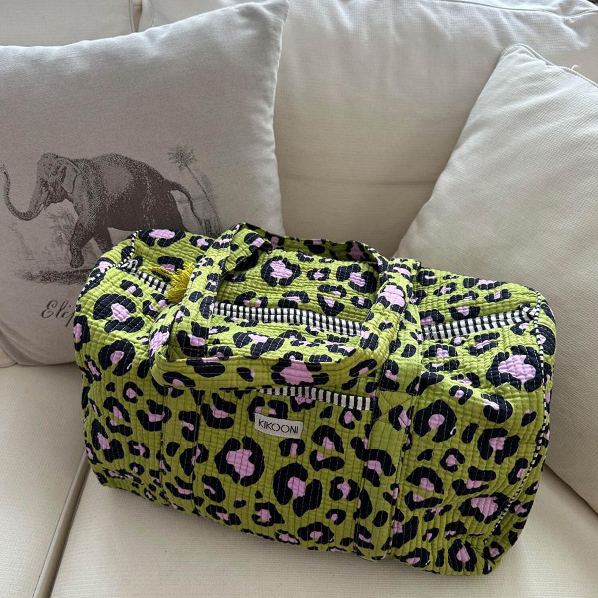 Baumwolltasche "Oh Leo - cosmic green"