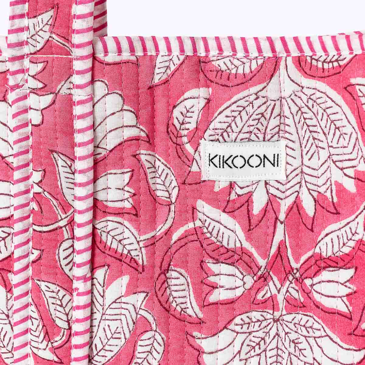 XL Artisan Shopper "Pink Lotus"
