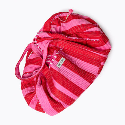 Baumwolltasche Bold Stripes Love