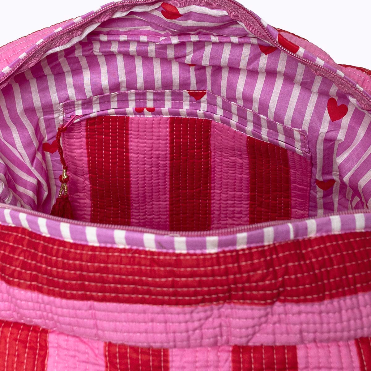 Große Reisetasche "BOLD Stripes" Love