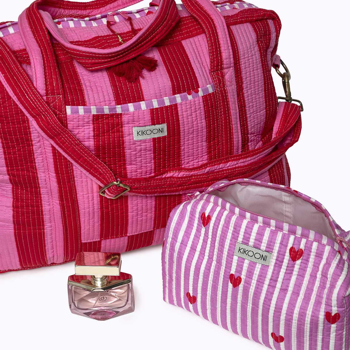 Große Reisetasche "BOLD Stripes" Love