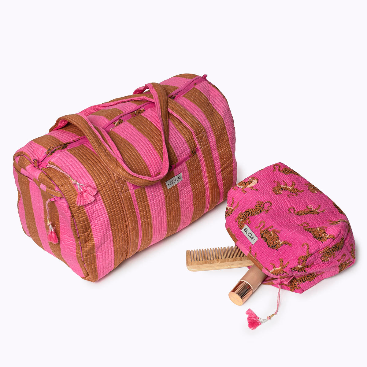 "Bold Stripes" Earth cotton bag