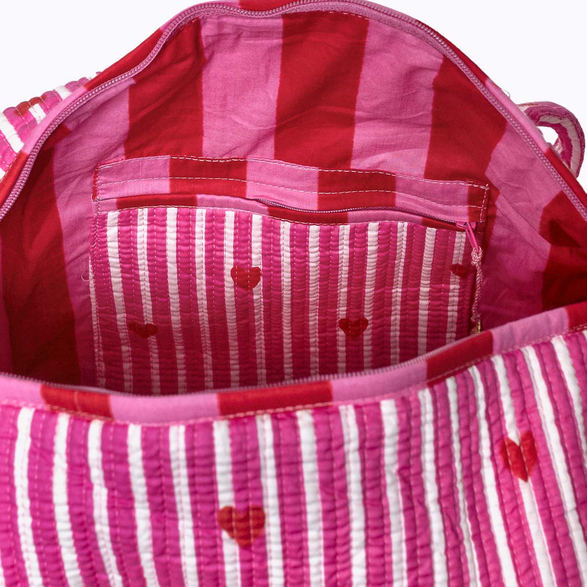 "LOVE Edition" cotton tote bag, pink