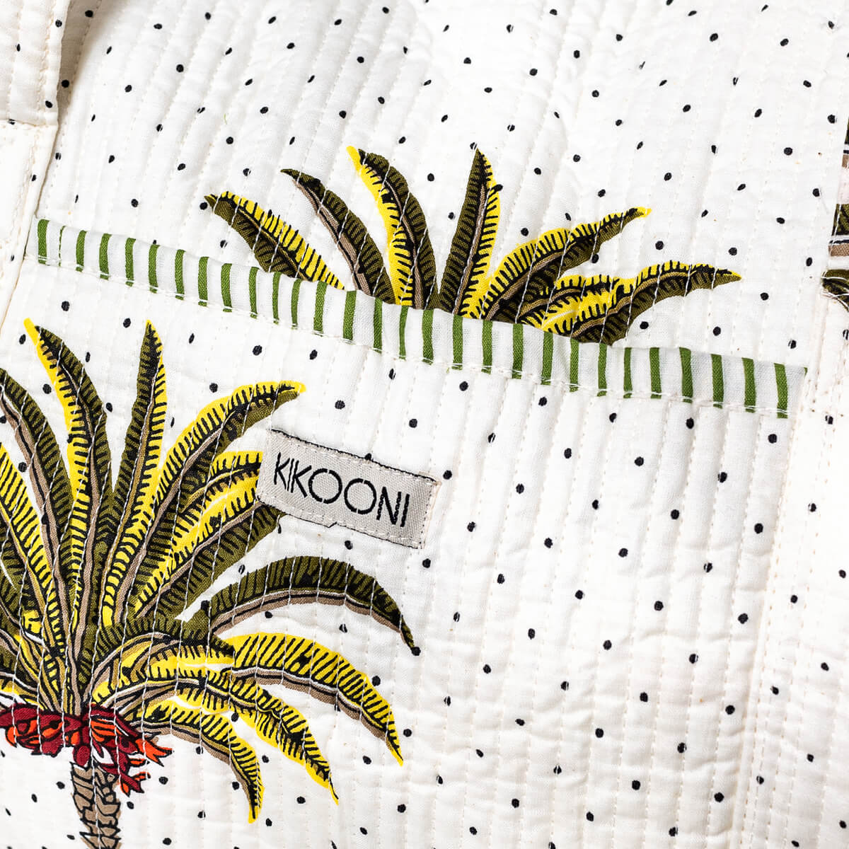 Handgemachte Baumwolltasche  "Palms"