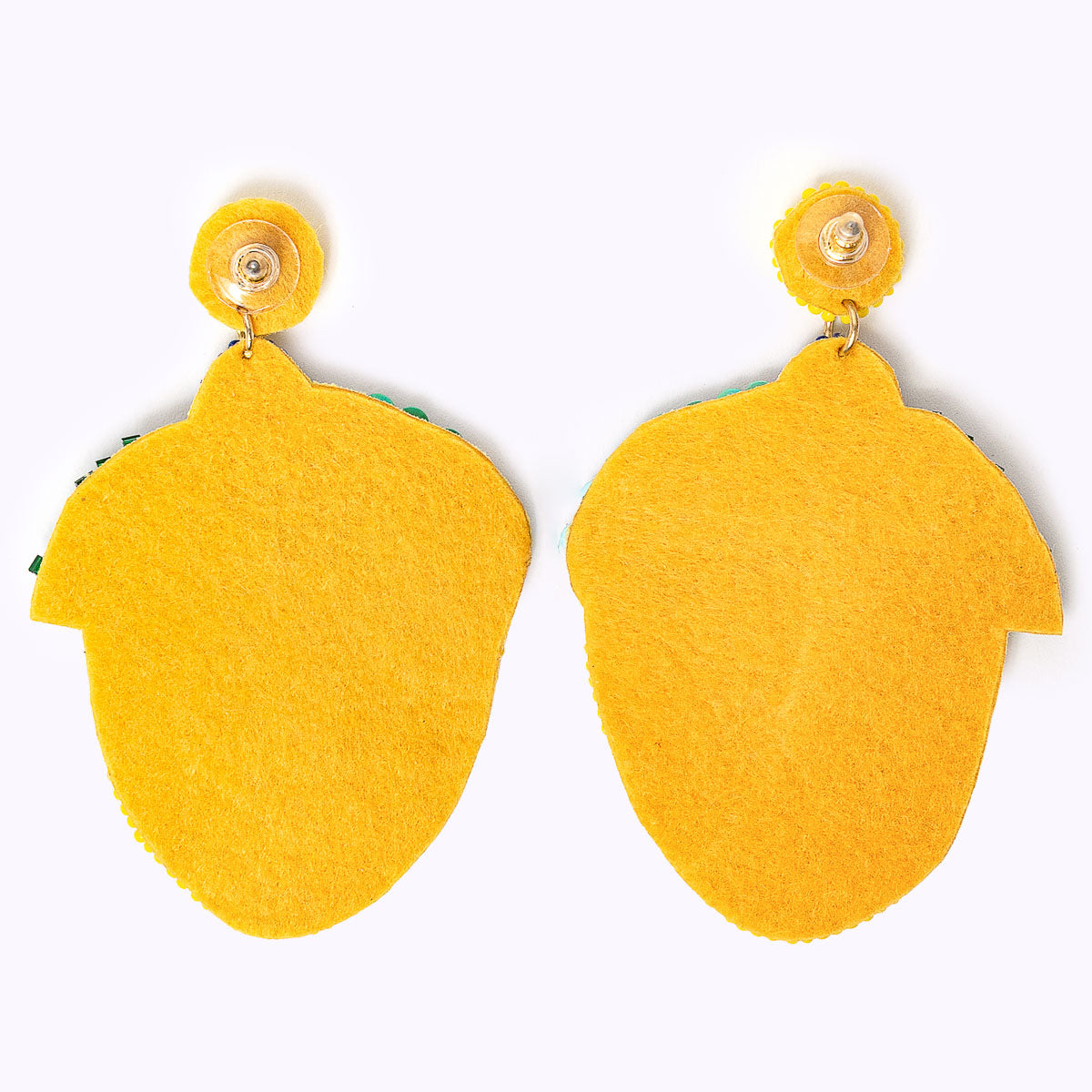Beaded earrings "Lemango"