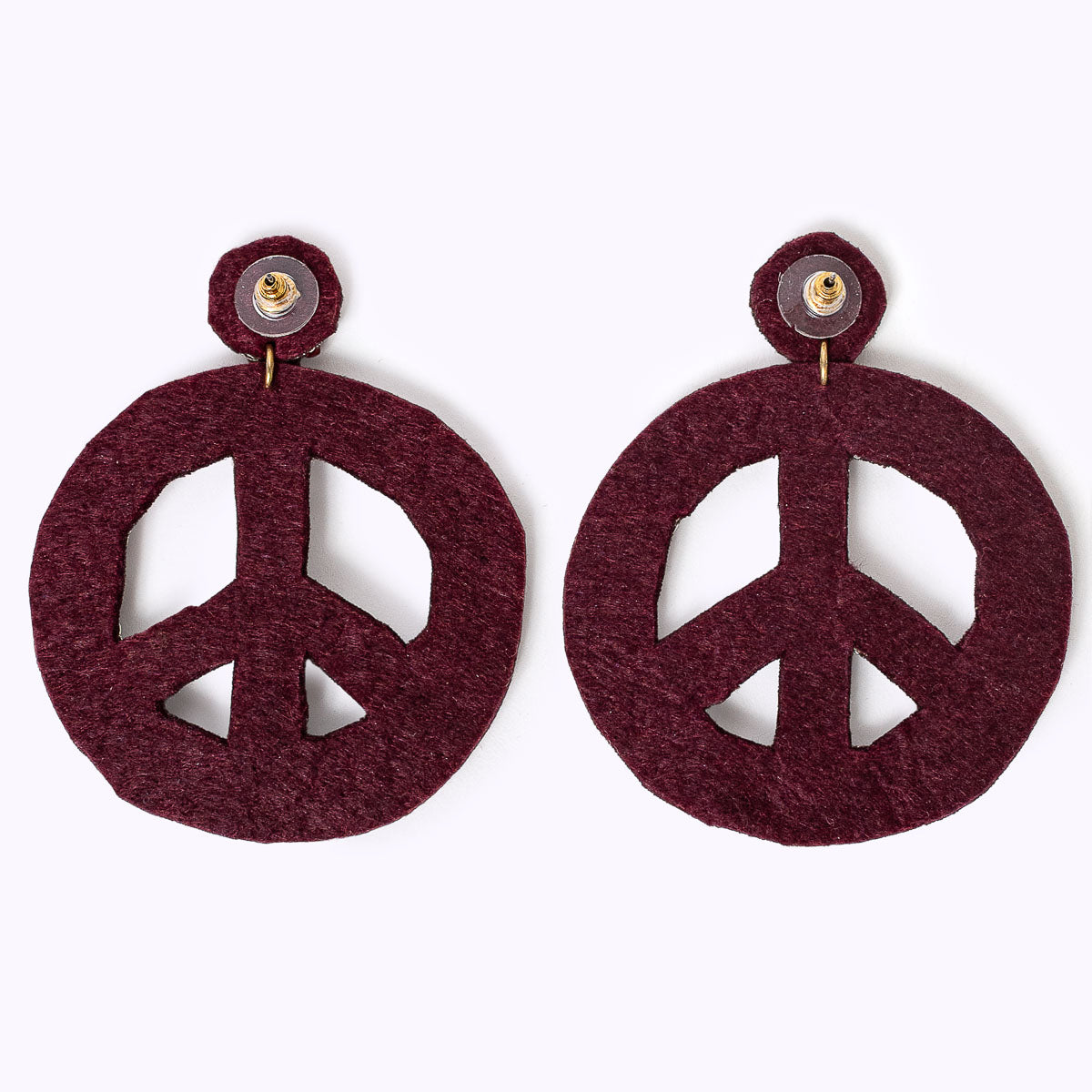Beaded earrings "My Peace"
