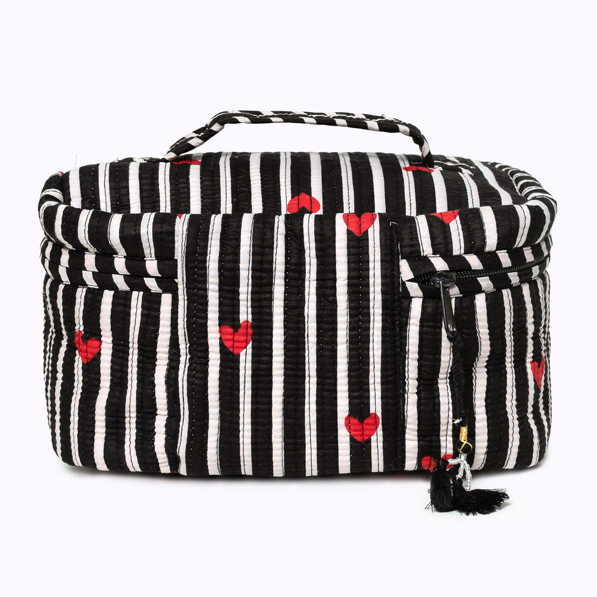 Große Kosmetiktasche  BIG BEAUTY "LOVE EDITION" black