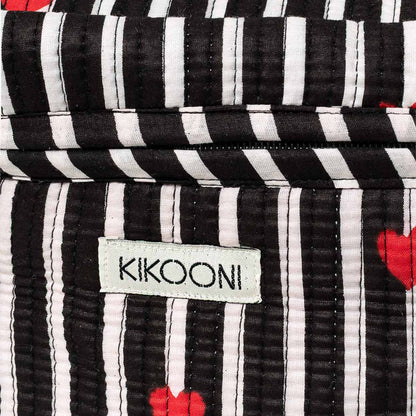 Große Kosmetiktasche  BIG BEAUTY "LOVE EDITION" black