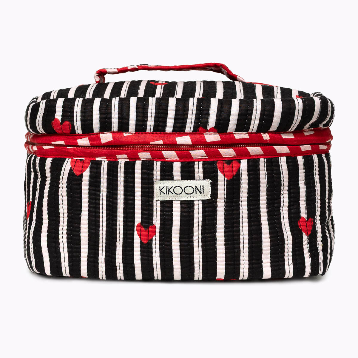 Große Kosmetiktasche  BIG BEAUTY "LOVE EDITION" black