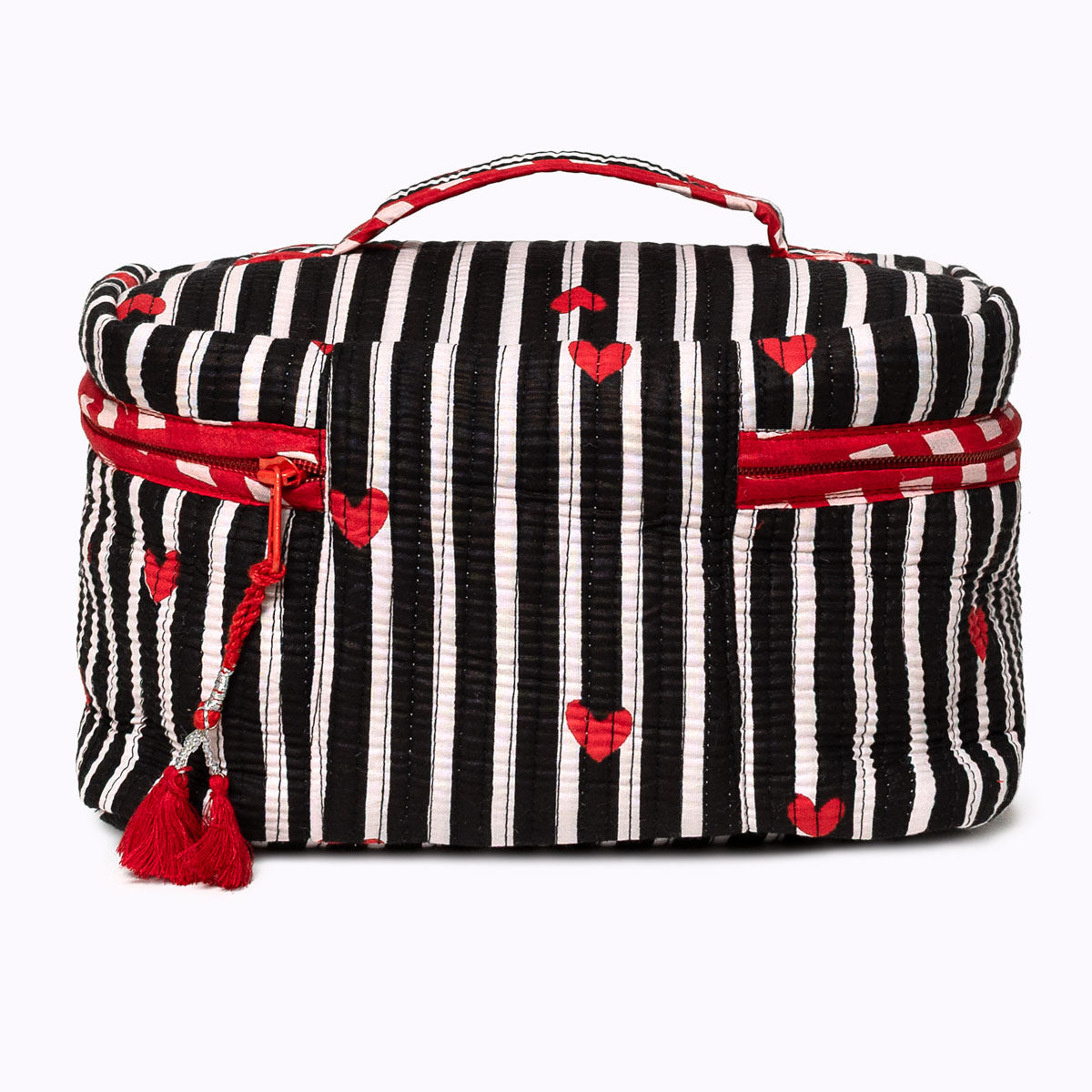 Große Kosmetiktasche  BIG BEAUTY "LOVE EDITION" black