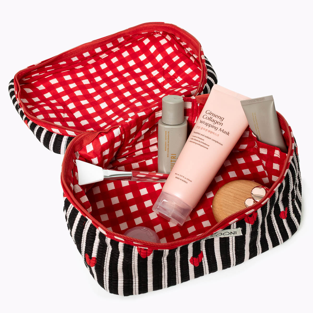 Große Kosmetiktasche  BIG BEAUTY "LOVE EDITION" black