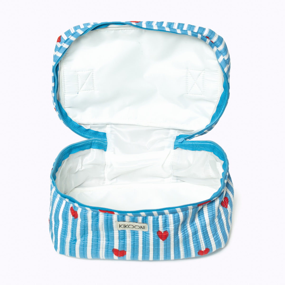 Große Kosmetiktasche  BIG BEAUTY "LOVE EDITION" blau
