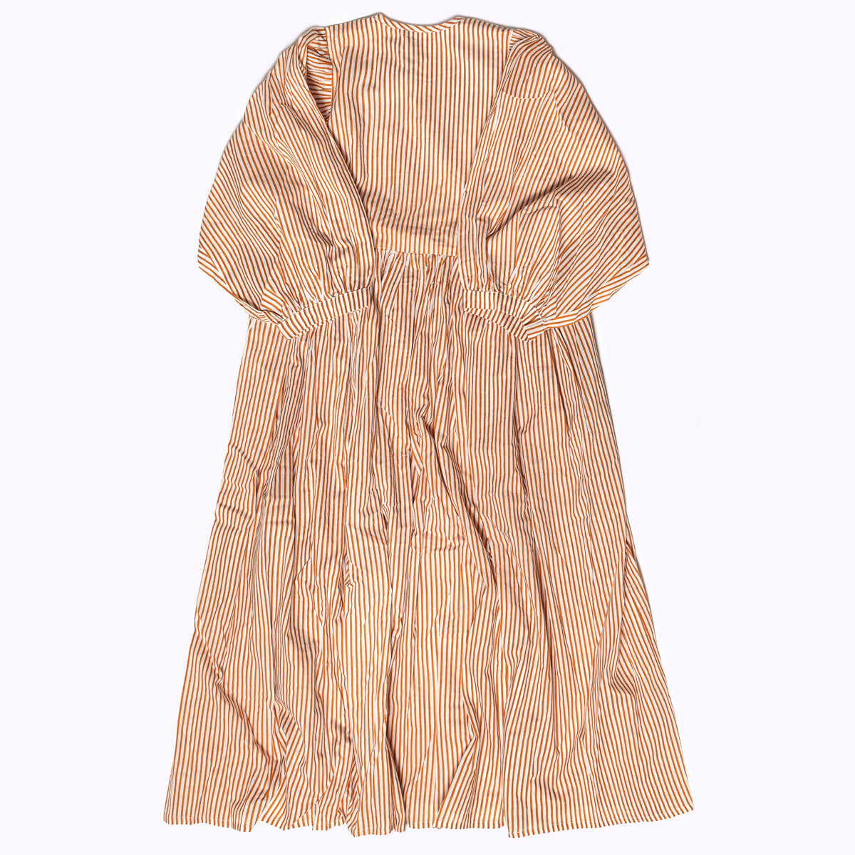 "Feel Good" cotton dress "Cinnamon Lines"