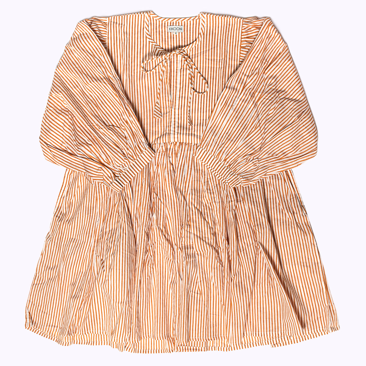 "Feel Good" cotton dress "Cinnamon Lines"
