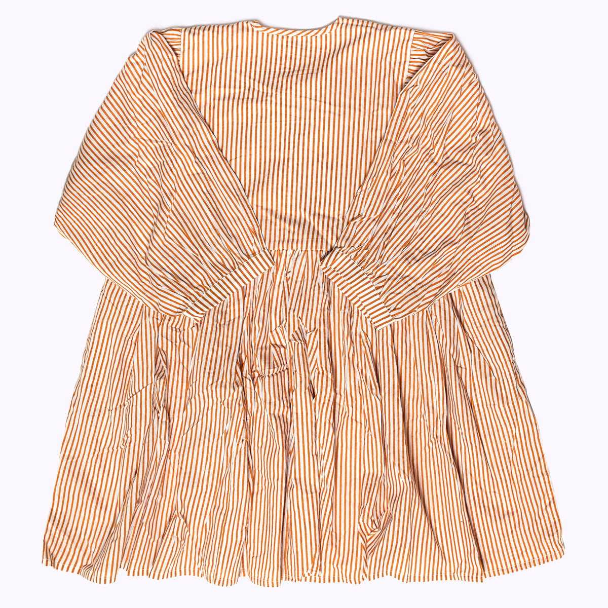 "Feel Good" cotton dress "Cinnamon Lines"