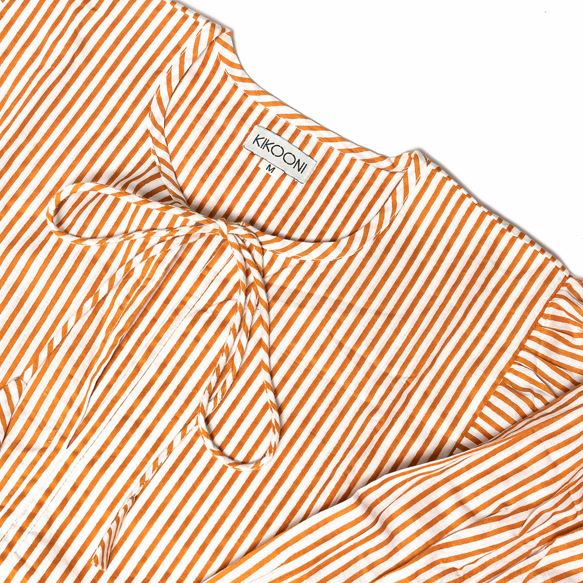 "Feel Good" cotton dress "Cinnamon Lines"